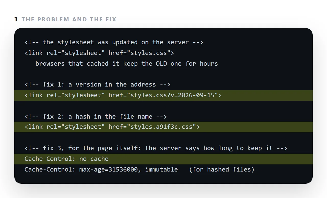 The markup. The highlighted line is the part this term is about.