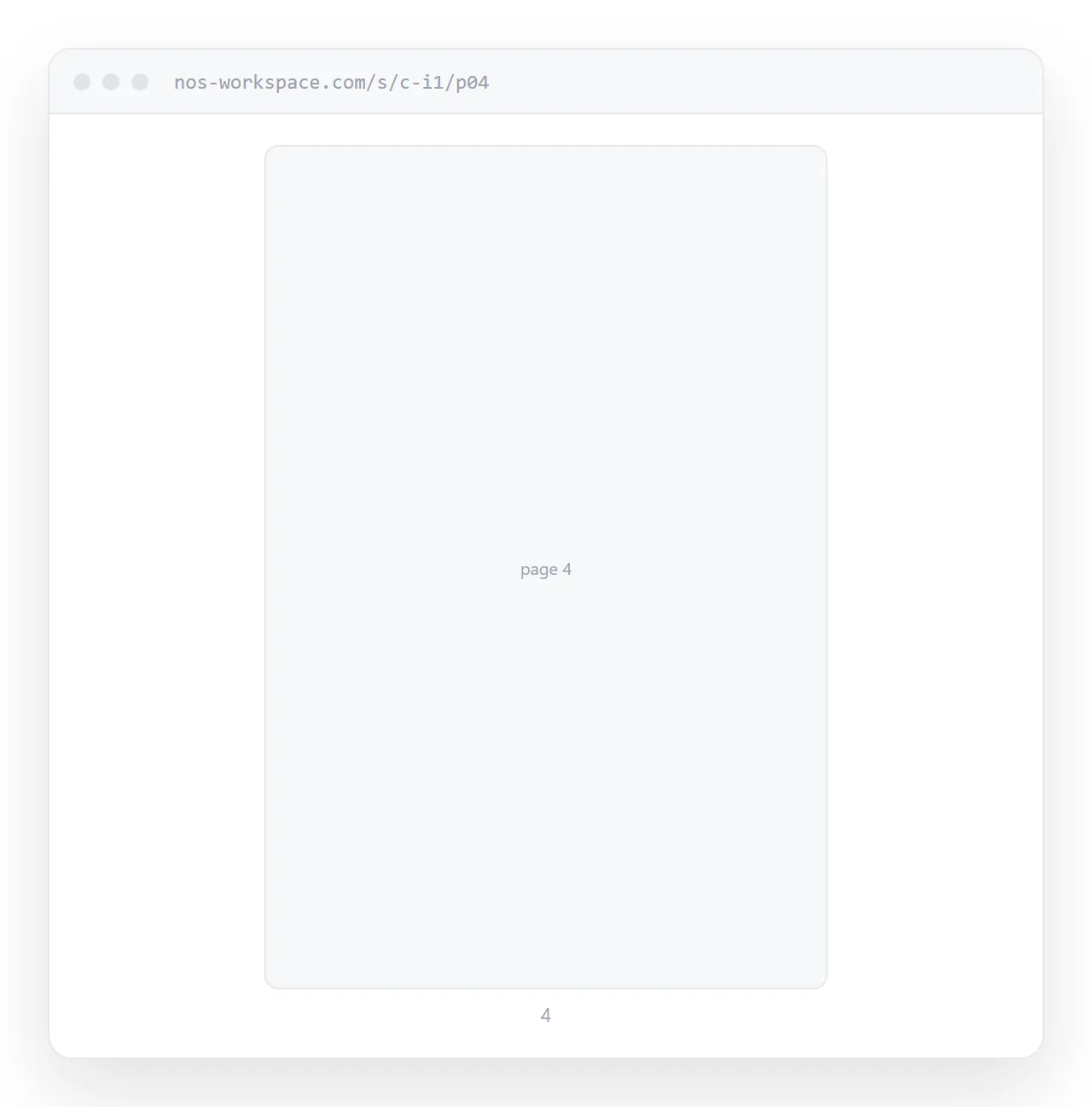 A comic page in a browser, filling the column width with the page number beneath.