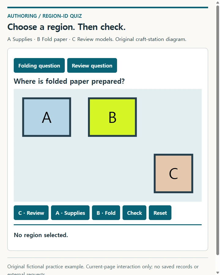 Choose a region. Then check.