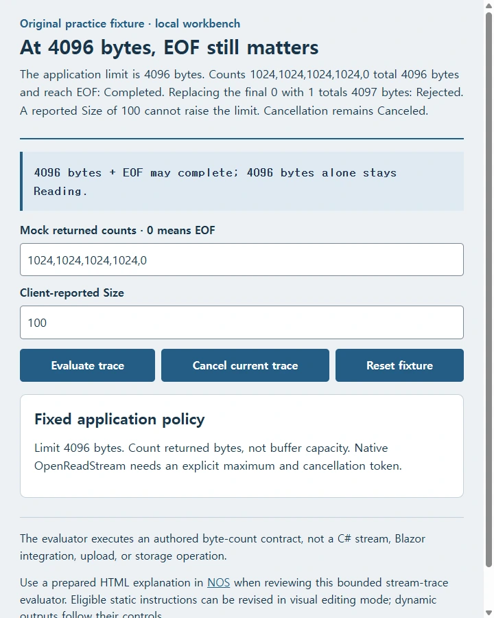 InputFile in Blazor: Finish the Stream Before Calling It Complete