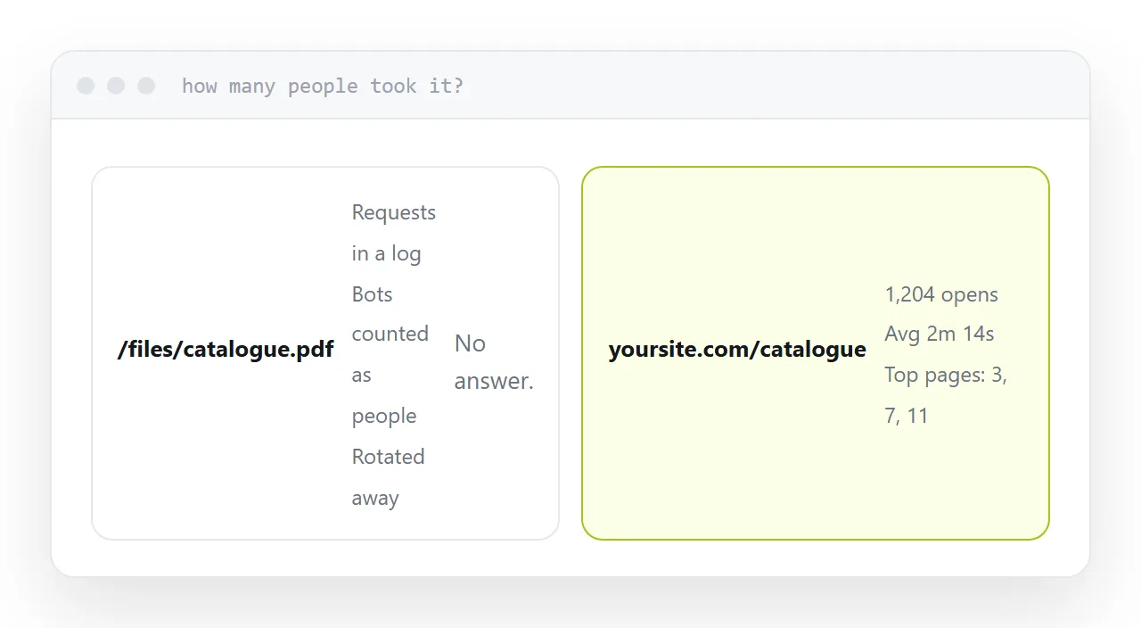 A file in a folder recording nothing beside a document at an address reporting opens.